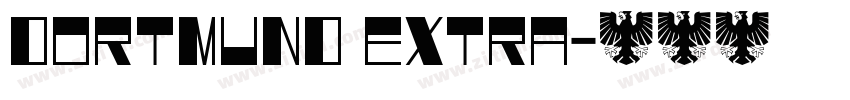 dortmund extra字体转换